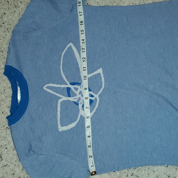 Blue flower sweater - Picture 7 of 8